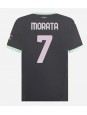 AC Milan Alvaro Morata #7 Kolmaspaita 2024-25 Lyhythihainen